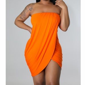 Orange dress